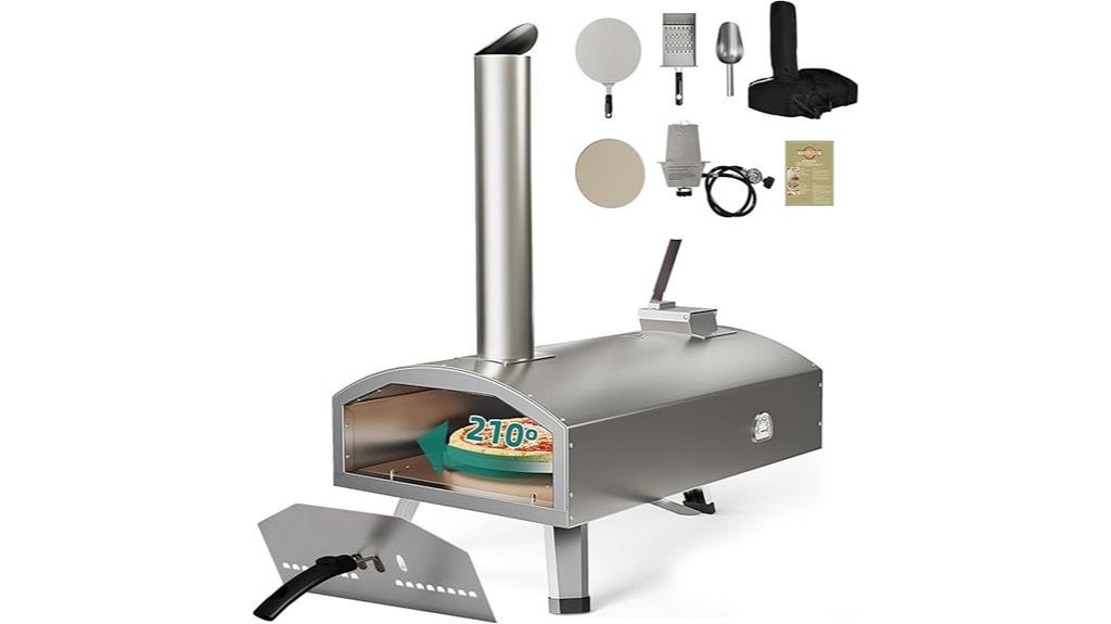 multi fuel outdoor pizza oven