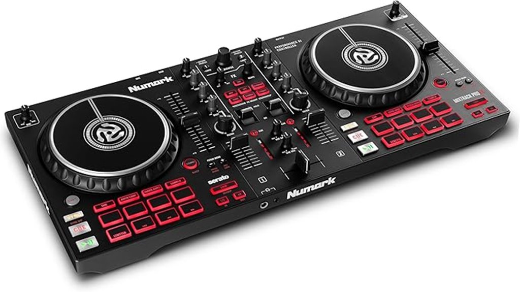 numark dj controller mixer