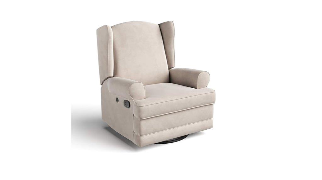 nursery recliner with usb