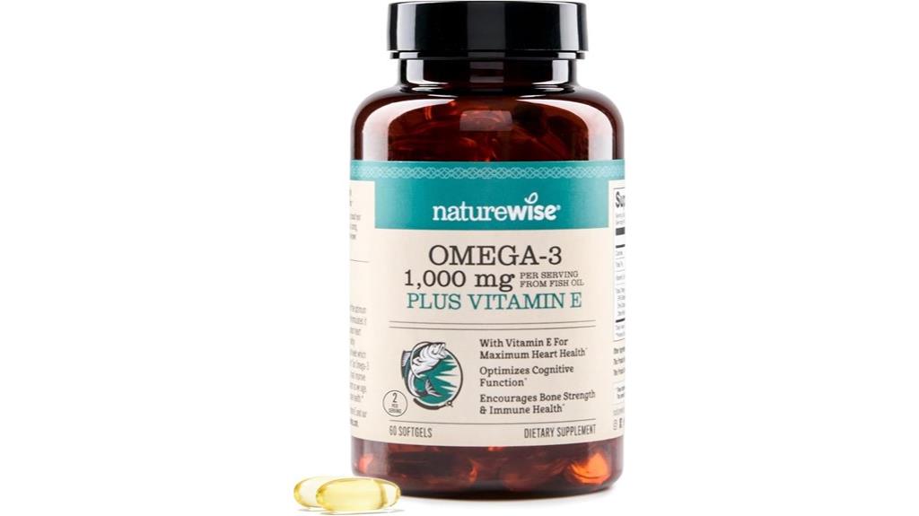 omega 3 fish oil softgels