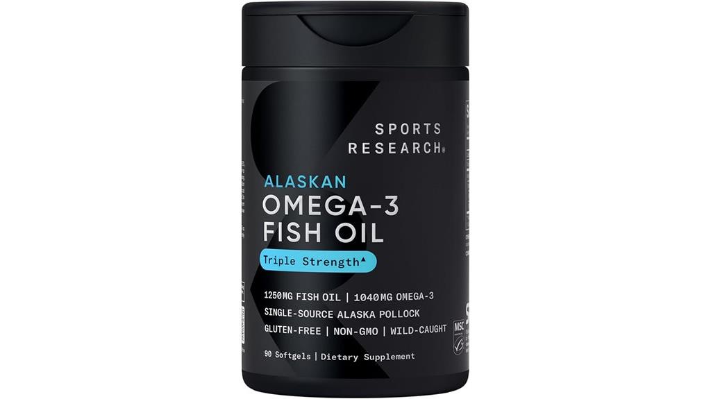 omega 3 fish oil softgels