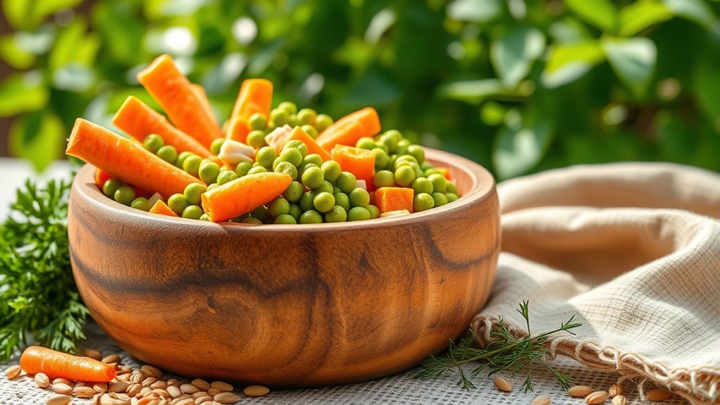 organic pet food selection