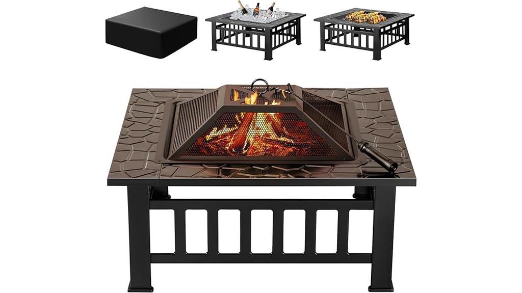 outdoor 32 inch fire pit