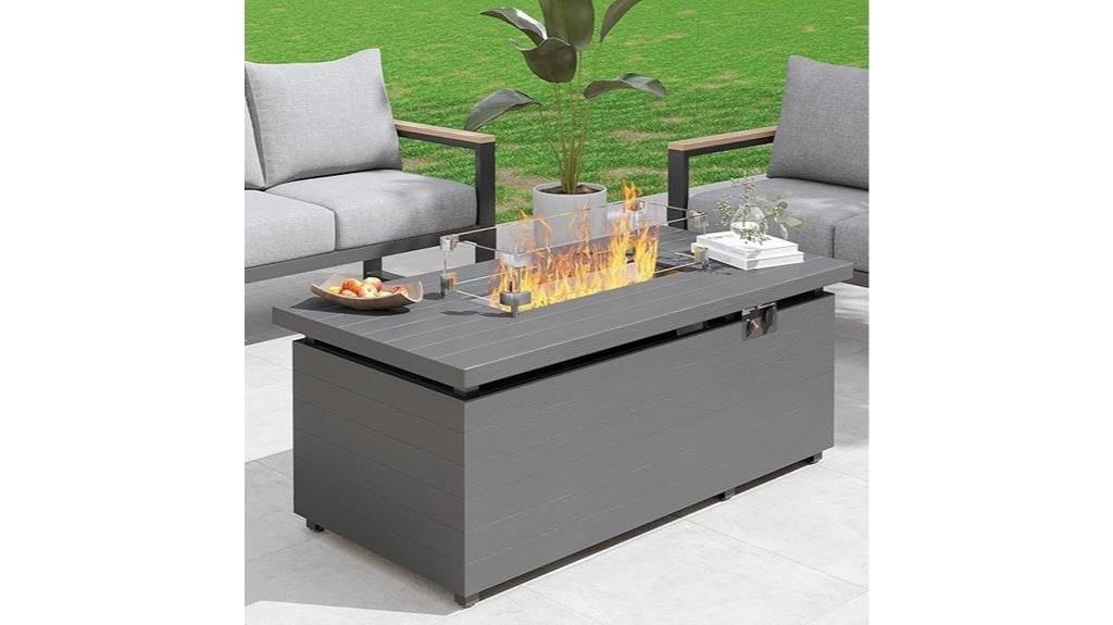 outdoor 50 inch fire table