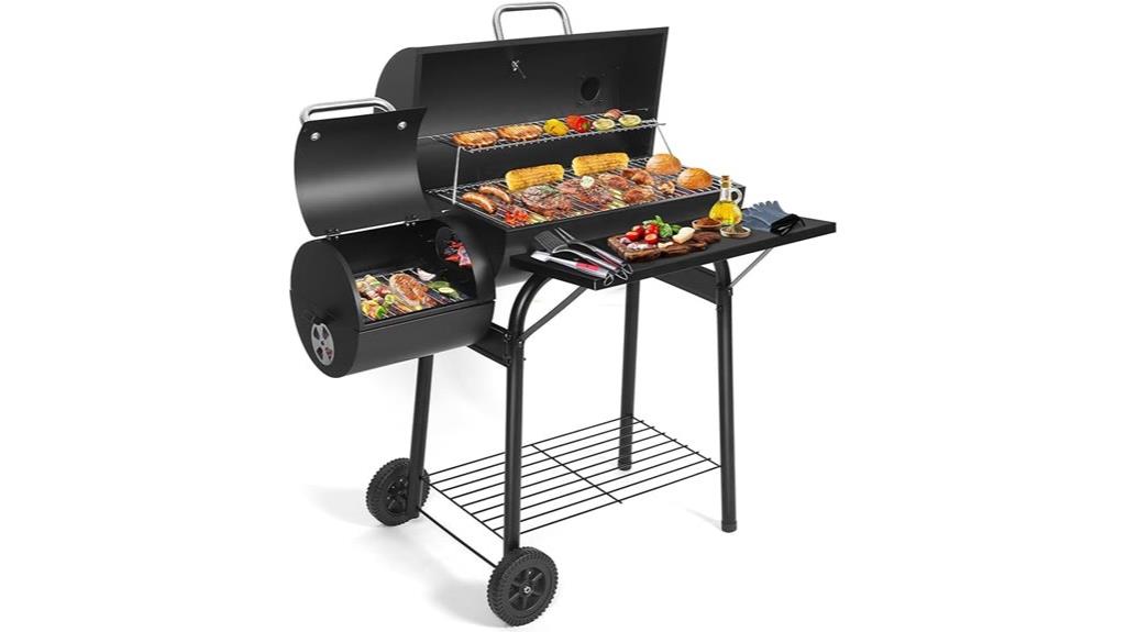 outdoor charcoal smoker