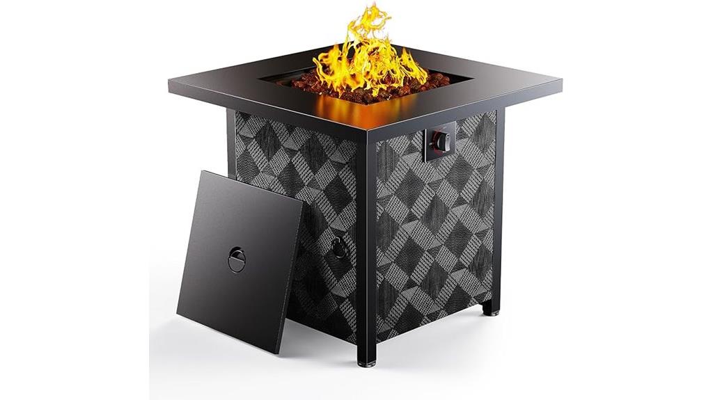 outdoor gas fire pit