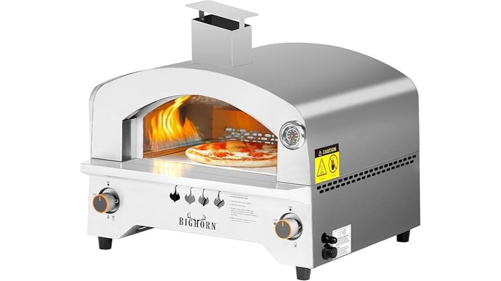 outdoor gas pizza oven