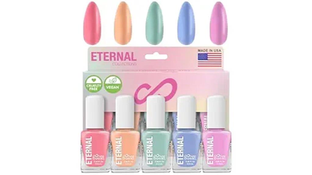 pastel nail polish set