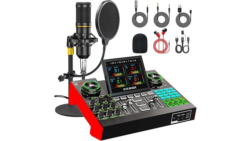podcast microphone sound kit