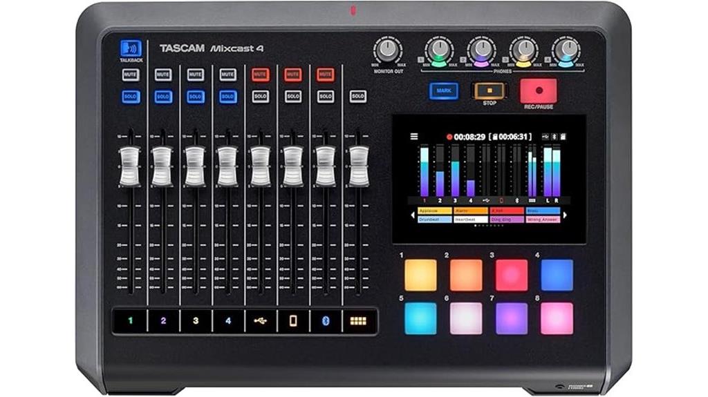 podcast mixer and recorder