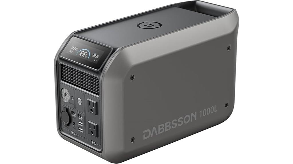 portable 1000l solar generator