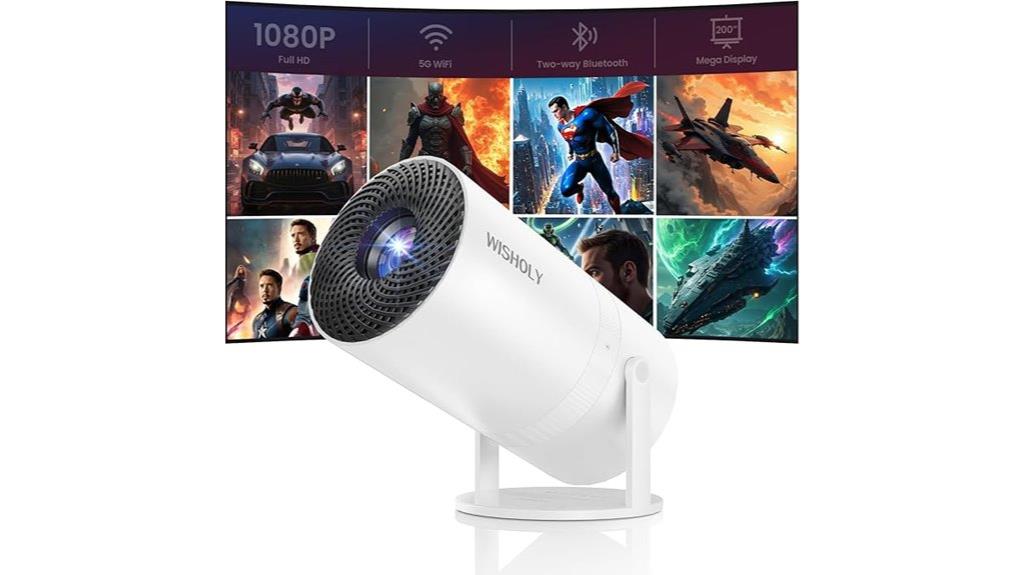 portable 1080p bluetooth projector