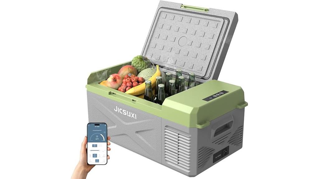 portable 12v freezer with app