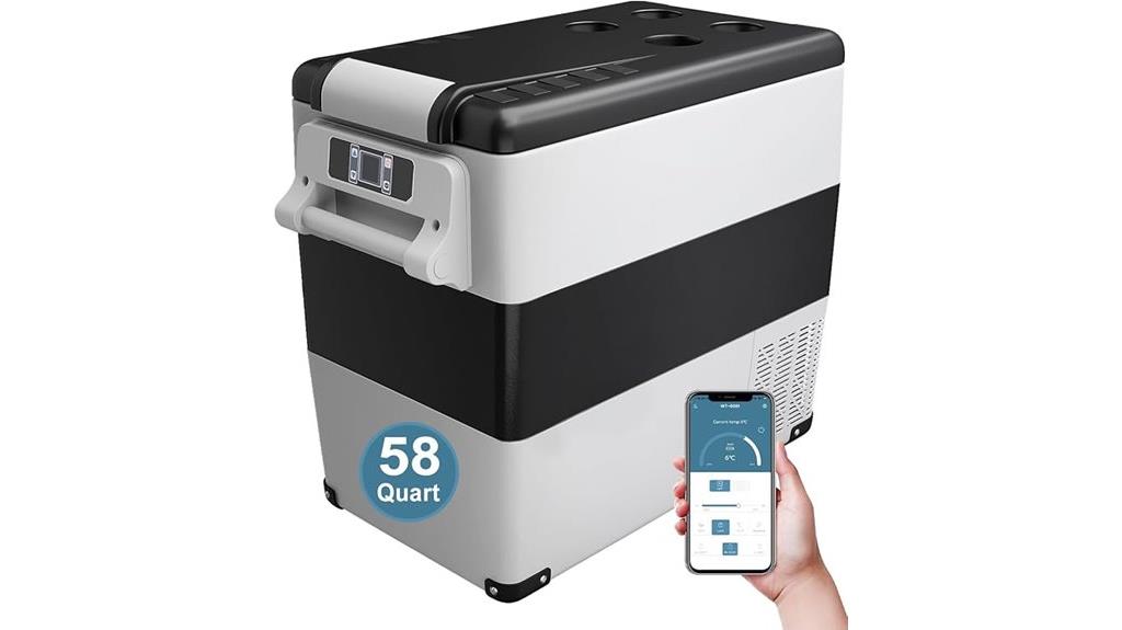 portable 12v fridge with app