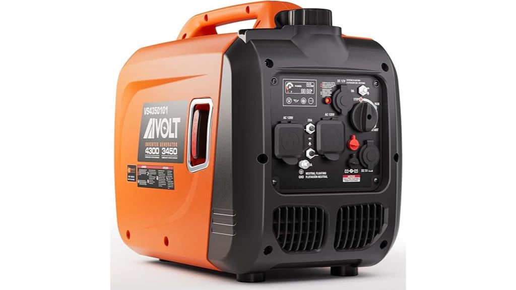 portable 4300w gas inverter