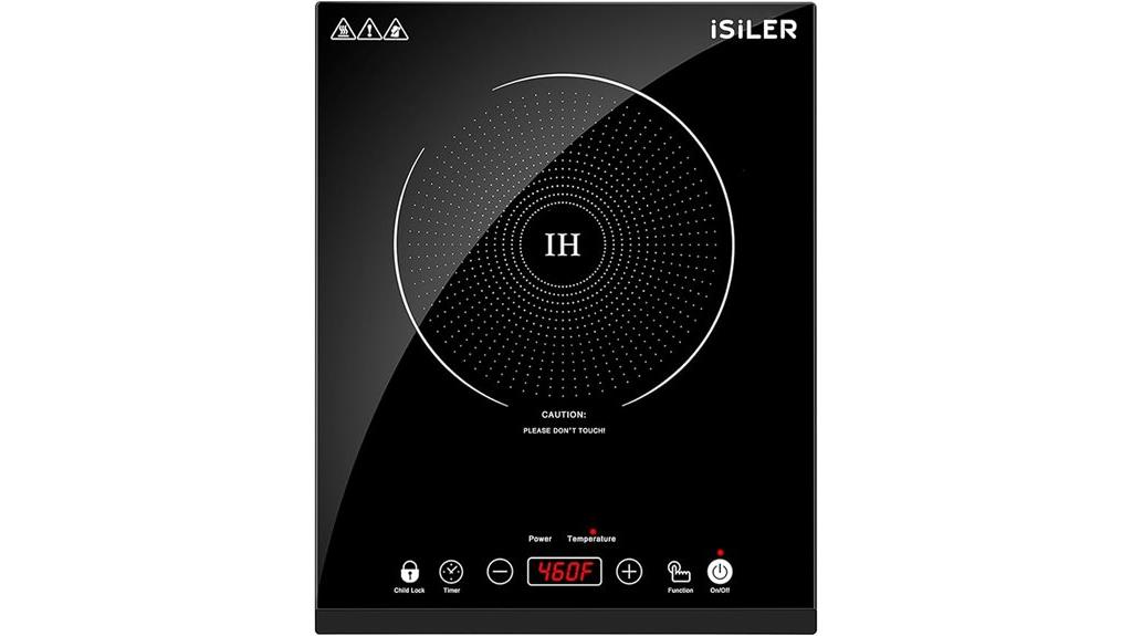portable touch induction cooktop