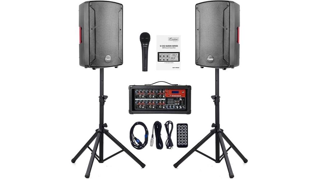 powerful 12 inch bluetooth pa