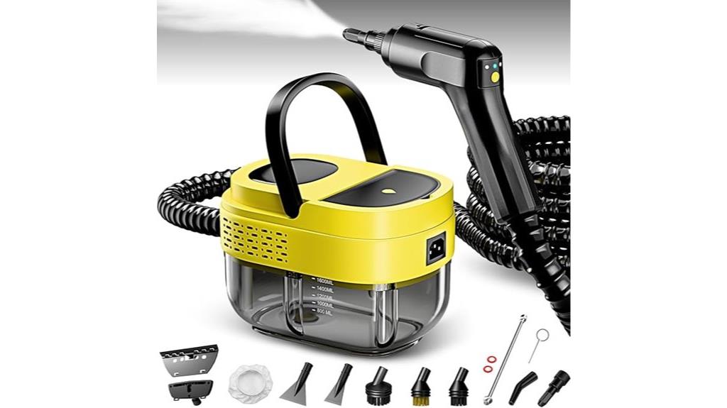 powerful steam cleaner features
