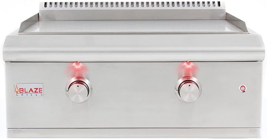 premium lte propane griddle