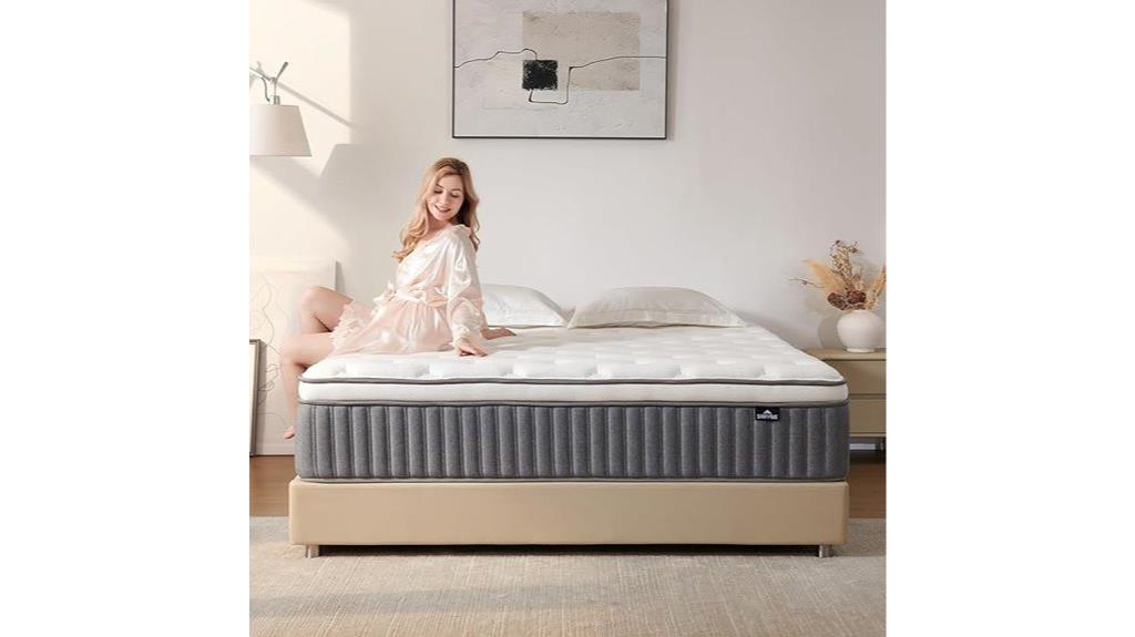 queen hybrid coil mattress