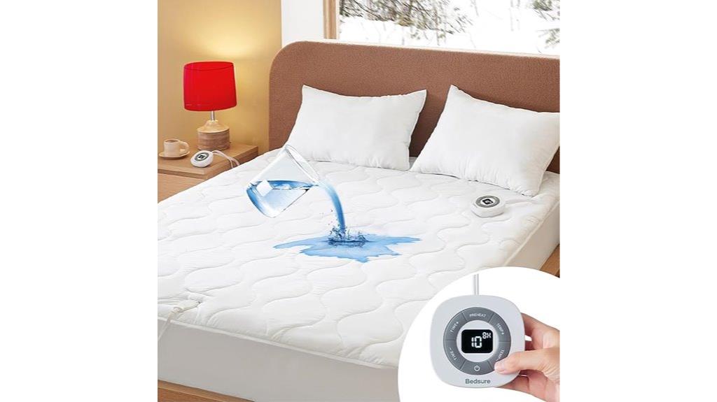 queen sized heated mattress pad