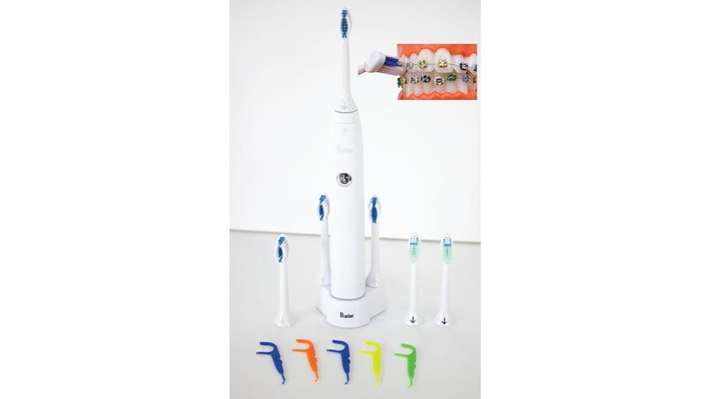 rechargeable braces toothbrush set