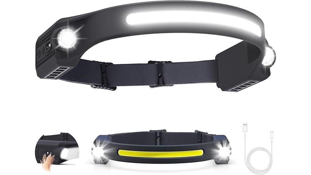 rechargeable sensor headlamp
