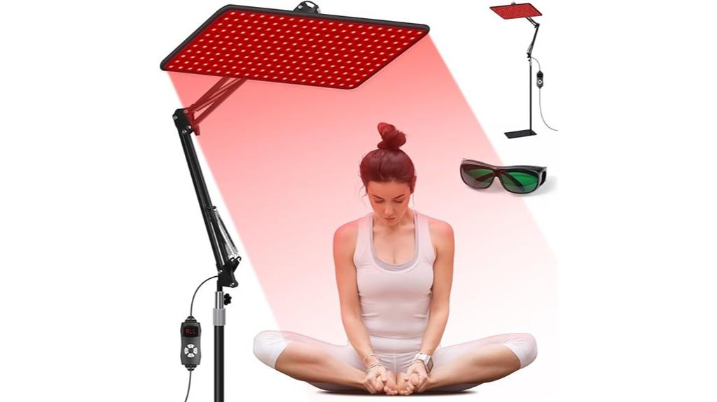 red led therapy lamp