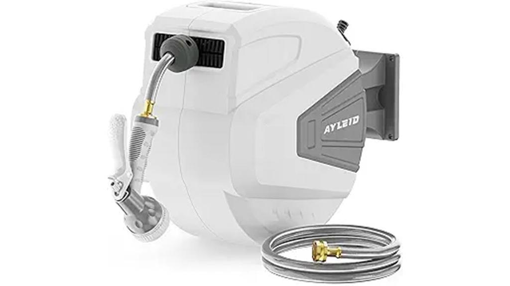 retractable garden hose reel