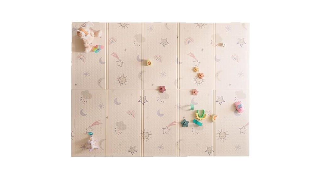 reversible baby floor mat