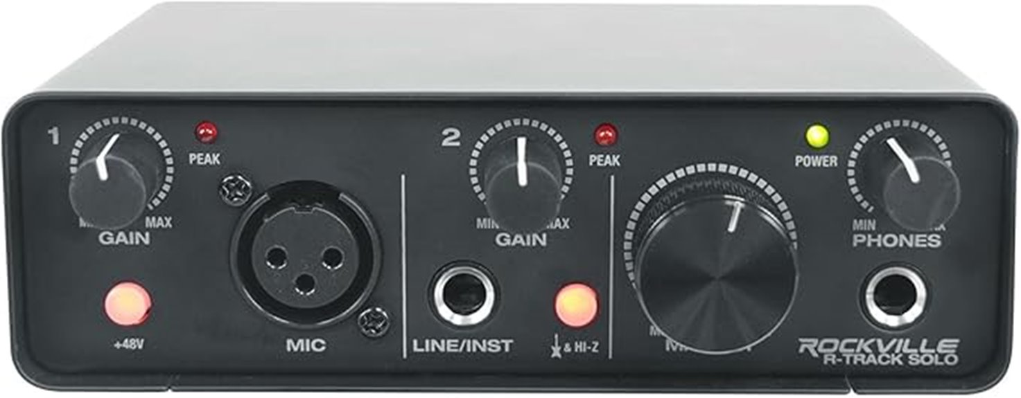 rockville usb audio interface