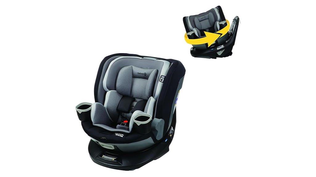 rotating car seat safety
