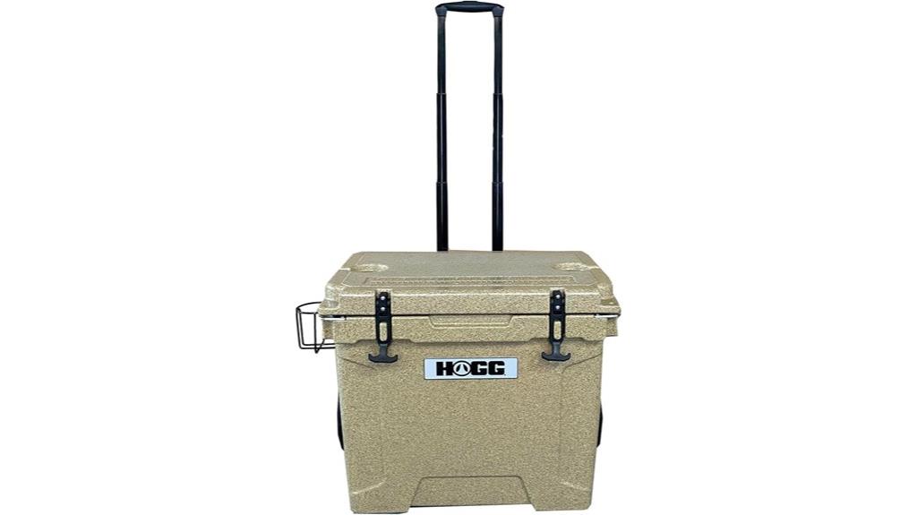 rotomolded cooler with wheels