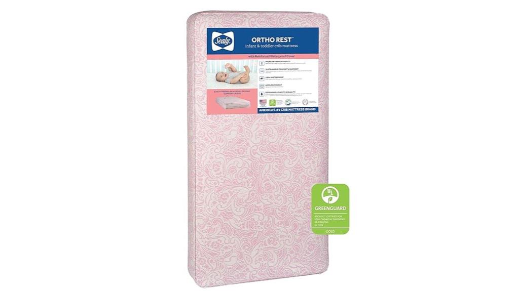 sealy waterproof crib mattress