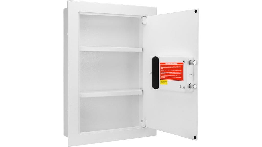 secure fingerprint wall safe