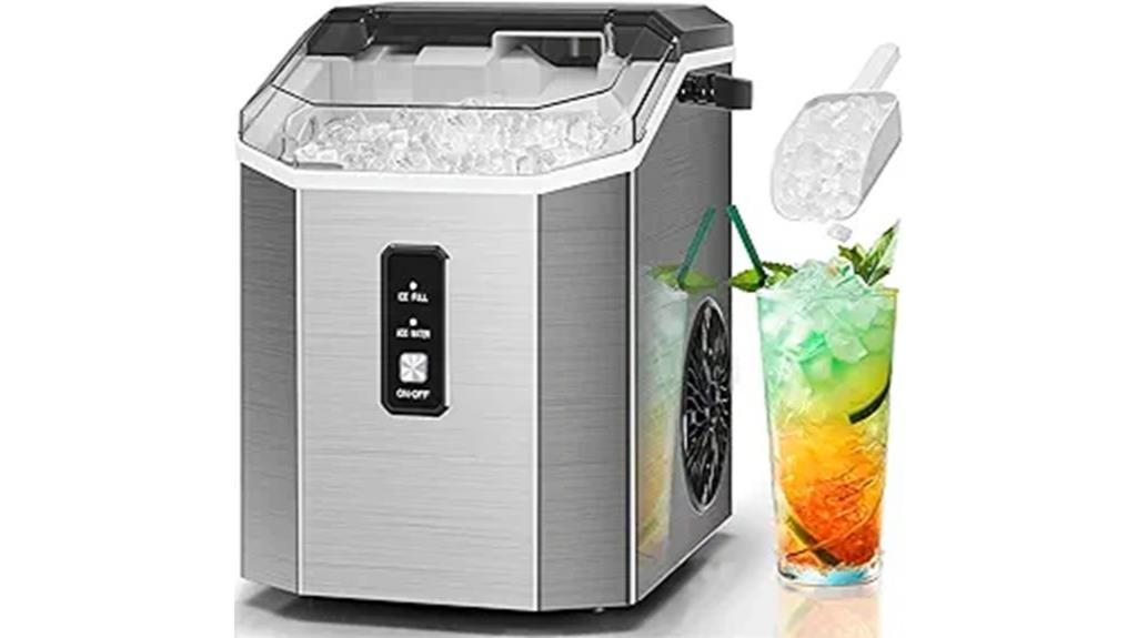 self cleaning nugget ice maker
