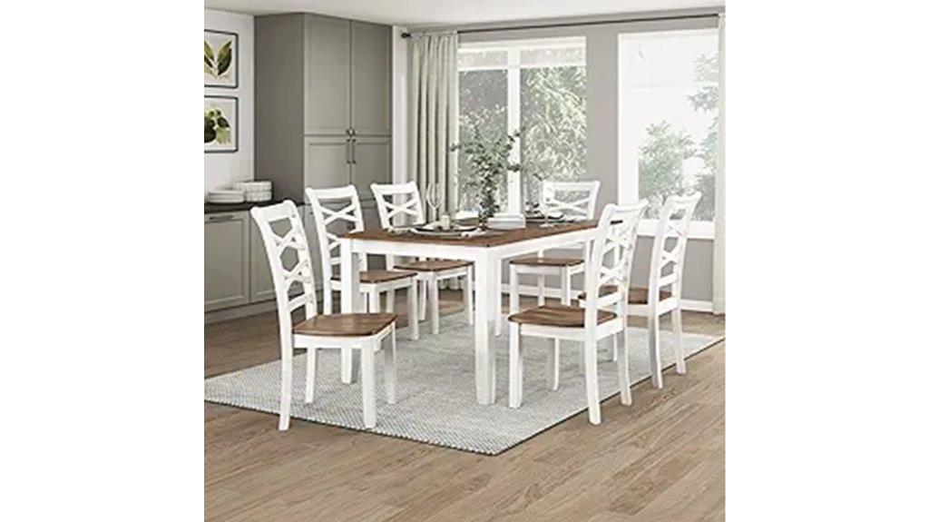 seven piece dining ensemble