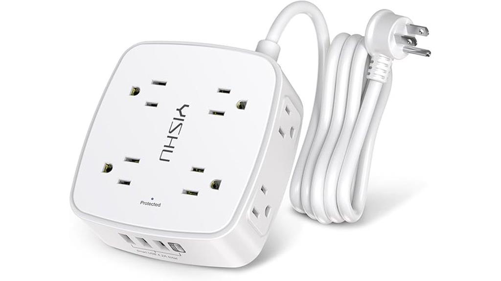 six foot cord usb ports