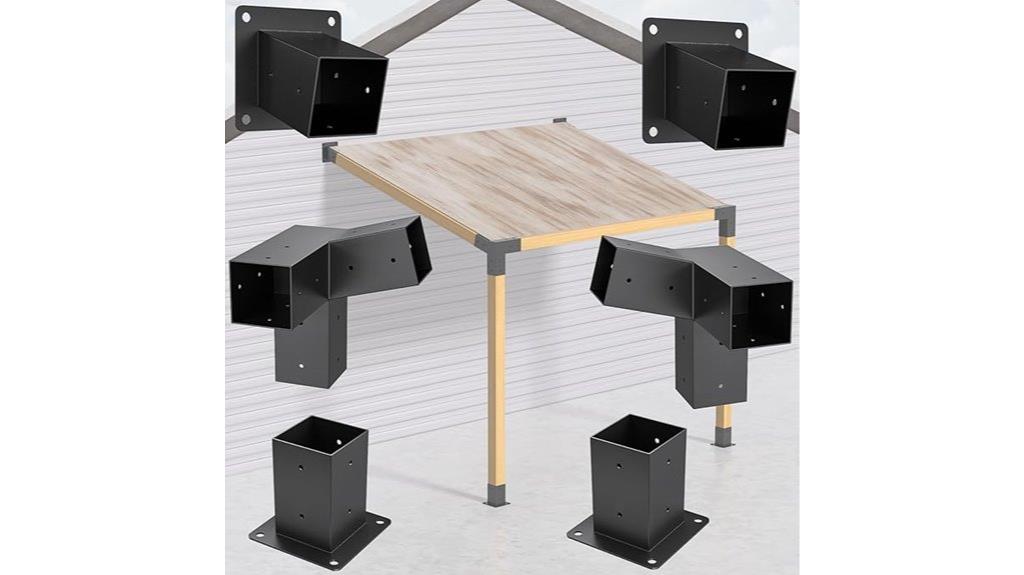 slanted roof pergola bracket