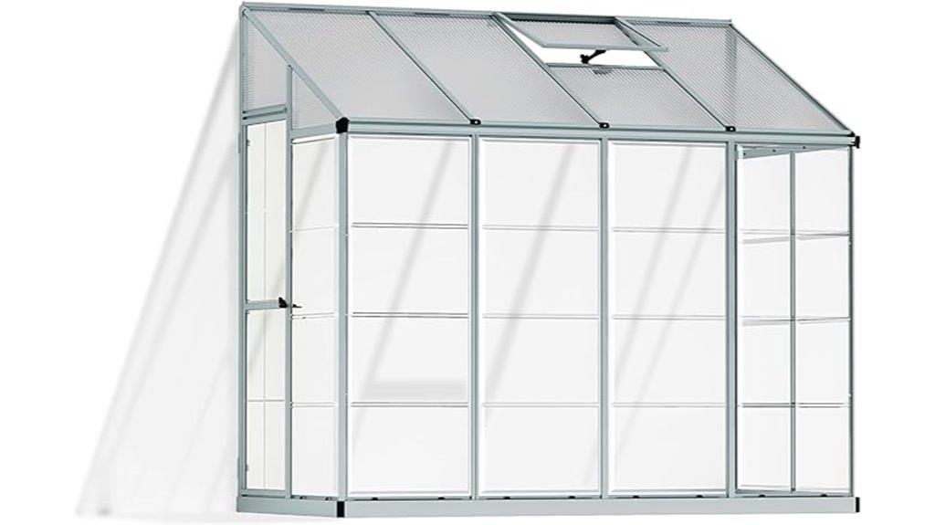 small 4x8 greenhouse