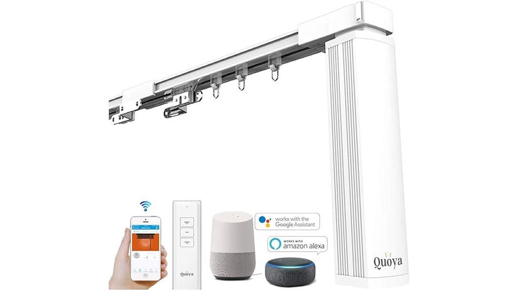smart curtain automated rail