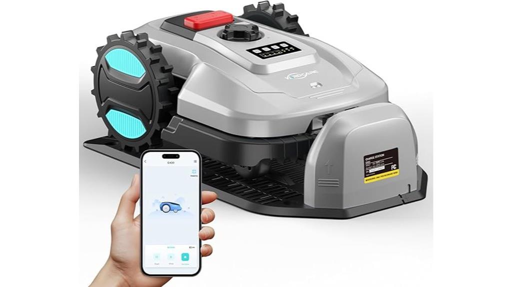 smart self charging lawn mower