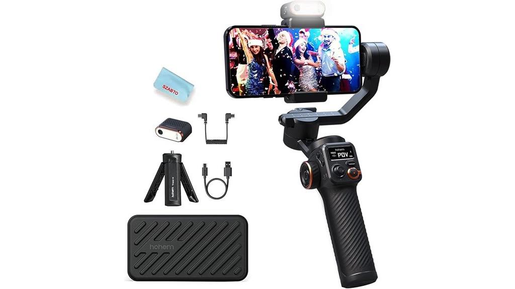 smartphone gimbal stabilizer kit