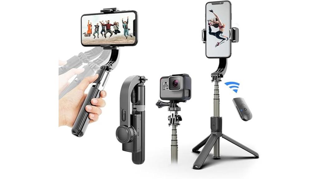 smartphone gimbal with tripod