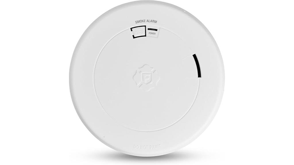 smoke alarm with sealed battery