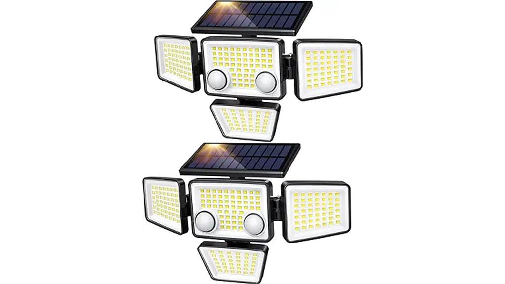 solar powered flood lights