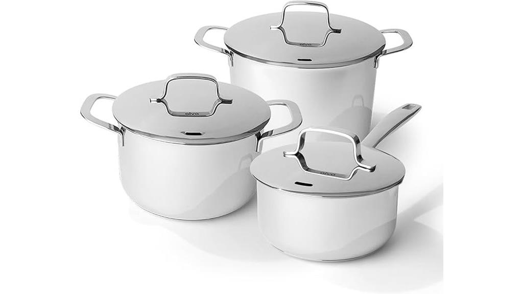 stainless steel cookware set