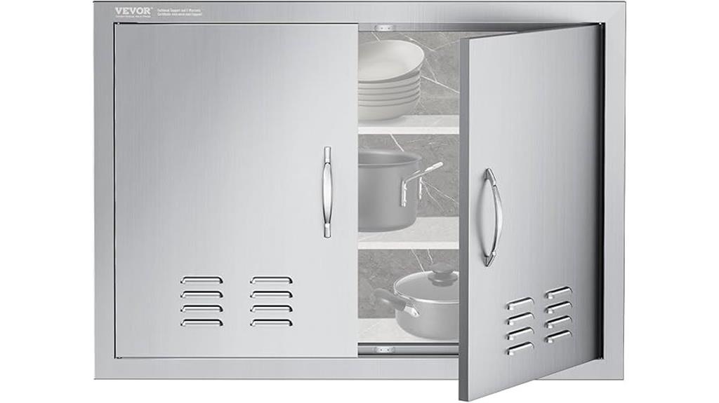 stainless steel outdoor doors