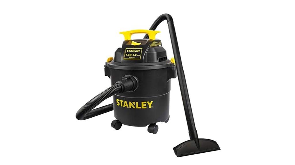 stanley 5 gallon wet vacuum