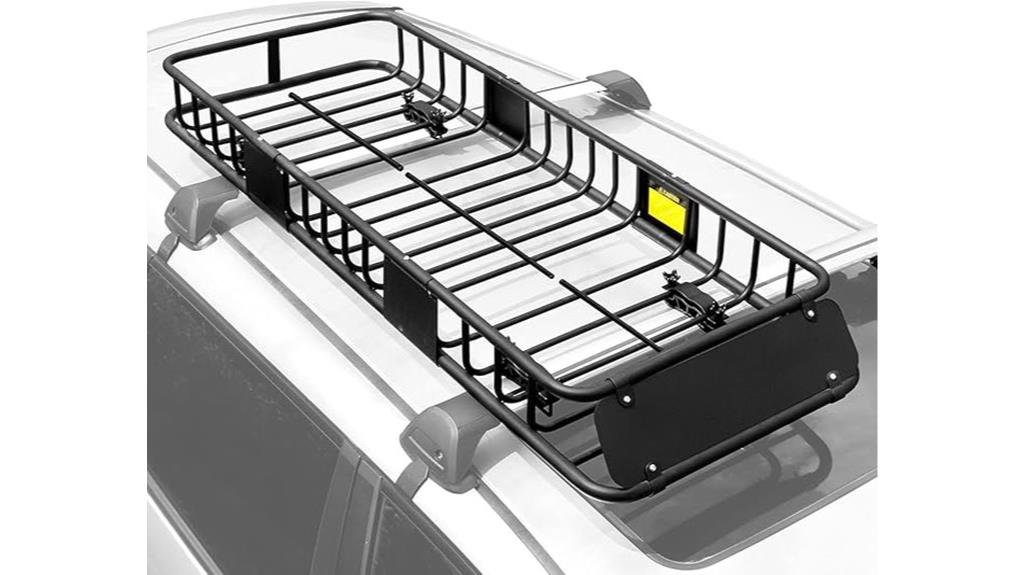 steel roof cargo basket